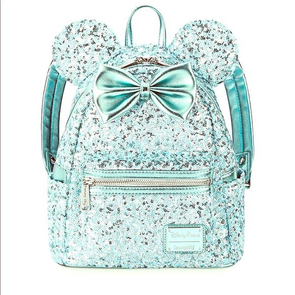 minnie mouse sequined mini backpack by loungefly